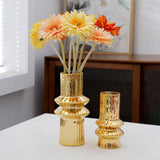Maxbell Ceramic Flower Vase Simple Flower Arrangement for Entrance Living Room Shelf L