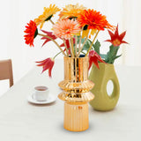 Maxbell Ceramic Flower Vase Simple Flower Arrangement for Entrance Living Room Shelf L