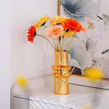 Maxbell Ceramic Flower Vase Simple Flower Arrangement for Entrance Living Room Shelf L