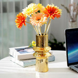 Maxbell Ceramic Flower Vase Simple Flower Arrangement for Entrance Living Room Shelf L