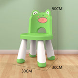 Maxbell Kids Chair Cute Anti Slip Cartoon Desk Chair for Kindergarten Nursery Indoor Green