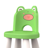 Maxbell Kids Chair Cute Anti Slip Cartoon Desk Chair for Kindergarten Nursery Indoor Green