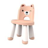 Maxbell Kids Chair Cute Anti Slip Cartoon Desk Chair for Kindergarten Nursery Indoor Pink