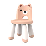 Maxbell Kids Chair Cute Anti Slip Cartoon Desk Chair for Kindergarten Nursery Indoor Pink