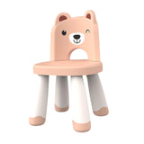 Maxbell Kids Chair Cute Anti Slip Cartoon Desk Chair for Kindergarten Nursery Indoor Pink