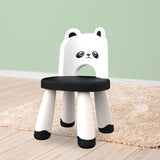 Maxbell Kids Chair Cute Anti Slip Cartoon Desk Chair for Kindergarten Nursery Indoor Black