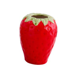 Maxbell Strawberry Ceramic Flower Vase Flower Pot for Shelf Living Room Dining Table L