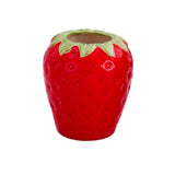 Maxbell Strawberry Ceramic Flower Vase Flower Pot for Shelf Living Room Dining Table S