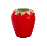 Maxbell Strawberry Ceramic Flower Vase Flower Pot for Shelf Living Room Dining Table S