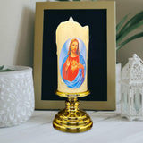 Maxbell Flameless Electronic Candles Lamp LED Prayer for Larterns Wedding Decoration Jesus