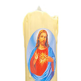 Maxbell Flameless Electronic Candles Lamp LED Prayer for Larterns Wedding Decoration Jesus
