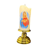 Maxbell Flameless Electronic Candles Lamp LED Prayer for Larterns Wedding Decoration Our Lady