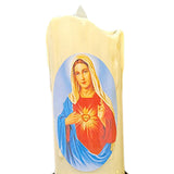 Maxbell Flameless Electronic Candles Lamp LED Prayer for Larterns Wedding Decoration Our Lady