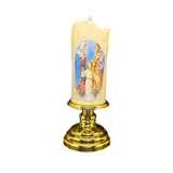Maxbell Flameless Electronic Candles Lamp LED Prayer for Larterns Wedding Decoration Virgin Embrace