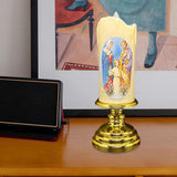 Maxbell Flameless Electronic Candles Lamp LED Prayer for Larterns Wedding Decoration Virgin Embrace