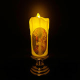 Maxbell Flameless Electronic Candles Lamp LED Prayer for Larterns Wedding Decoration Virgin Embrace