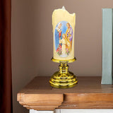 Maxbell Flameless Electronic Candles Lamp LED Prayer for Larterns Wedding Decoration Virgin Embrace