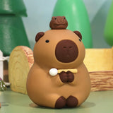 Maxbell Capybara Statue Collectible Crafts Animal Figure for Festival Auto Bookshelf Style A