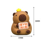 Maxbell Capybara Statue Collectible Crafts Animal Figure for Festival Auto Bookshelf Style B