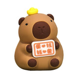 Maxbell Capybara Statue Collectible Crafts Animal Figure for Festival Auto Bookshelf Style B