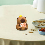 Maxbell Capybara Statue Collectible Crafts Animal Figure for Festival Auto Bookshelf Style B
