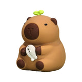 Maxbell Capybara Statue Collectible Crafts Animal Figure for Festival Auto Bookshelf Style C
