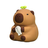 Maxbell Capybara Statue Collectible Crafts Animal Figure for Festival Auto Bookshelf Style C