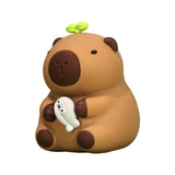Maxbell Capybara Statue Collectible Crafts Animal Figure for Festival Auto Bookshelf Style C