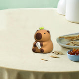 Maxbell Capybara Statue Collectible Crafts Animal Figure for Festival Auto Bookshelf Style C