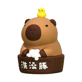 Maxbell Capybara Statue Collectible Crafts Animal Figure for Festival Auto Bookshelf Style D