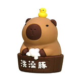 Maxbell Capybara Statue Collectible Crafts Animal Figure for Festival Auto Bookshelf Style D