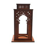 Maxbell Candle Lanterns Candle Holder Decor Table Lantern for Living Room Patio Home Brown