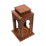 Maxbell Candle Lanterns Candle Holder Decor Table Lantern for Living Room Patio Home Brown