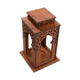 Maxbell Candle Lanterns Candle Holder Decor Table Lantern for Living Room Patio Home Brown