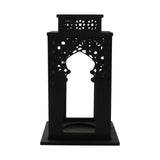 Maxbell Candle Lanterns Candle Holder Decor Table Lantern for Living Room Patio Home Black
