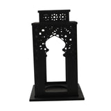 Maxbell Candle Lanterns Candle Holder Decor Table Lantern for Living Room Patio Home Black