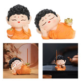 Maxbell Incense Stick Holder Buddhist Statue Incense Burner for Bedroom Desktop Home Standing