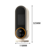 Maxbell Electric Space Heater Personal Heater 1200W EU 220V Plug Compact for Bedroom