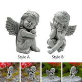 Maxbell Little Angel Figurine Decorative Angel Statue for Living Room Office Bedroom Style A