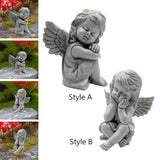 Maxbell Little Angel Figurine Decorative Angel Statue for Living Room Office Bedroom Style A