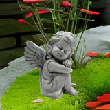 Maxbell Little Angel Figurine Decorative Angel Statue for Living Room Office Bedroom Style A
