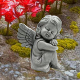 Maxbell Little Angel Figurine Decorative Angel Statue for Living Room Office Bedroom Style A