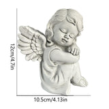 Maxbell Little Angel Figurine Decorative Angel Statue for Living Room Office Bedroom Style A