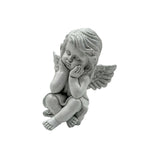 Maxbell Little Angel Figurine Decorative Angel Statue for Living Room Office Bedroom Style B