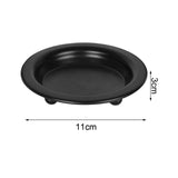 Maxbell Iron Plate Candle Holder Ornament Wedding Candle Plate for Hotel Home Dinner