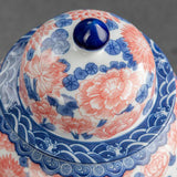 Maxbell Ginger Jar Chinese 1300ml Ceramic Porcelain Storage Jar for Office Home Gift dragon