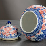 Maxbell Ginger Jar Chinese 1300ml Ceramic Porcelain Storage Jar for Office Home Gift dragon