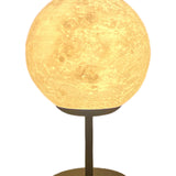 Maxbell 3D Moon Light Bedside Table Lamp for Living Room Dining Room 12cm