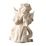 Maxbell Praying Angel Statue Hand Carved Angel Sculpture for Porch Desktop Bookshelf Style A