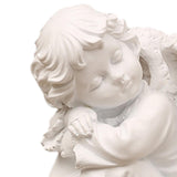 Maxbell Praying Angel Statue Hand Carved Angel Sculpture for Porch Desktop Bookshelf Style B